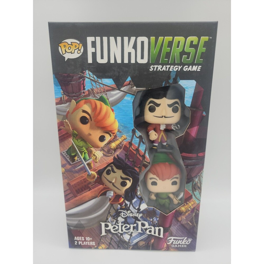 FunkoVerse Disney Peter Pan Strategy Game 2 Player NEW Sealed Funko Pop Game